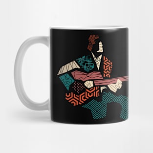 Abstract Guitarist Modern Style Mug